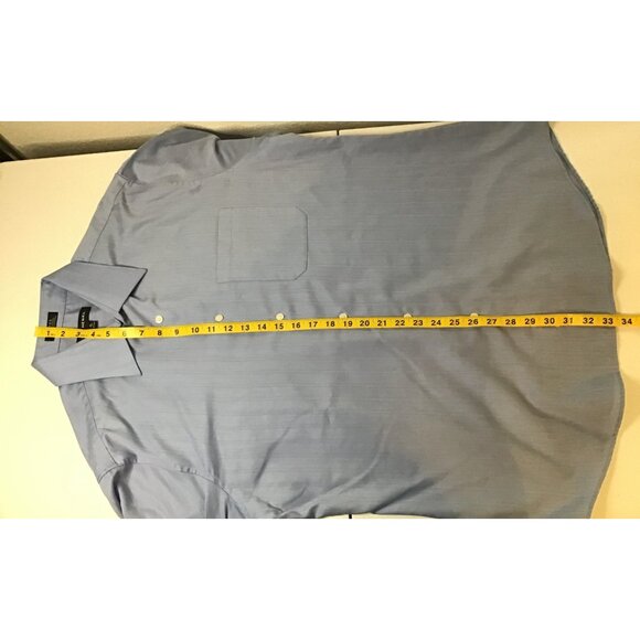 JOHN HENRY- MENS FITTED FRONT POCKET LONG SLEEVE BUTTON FRONT SHIRT SIZE X-LARGE - Picture 6 of 6